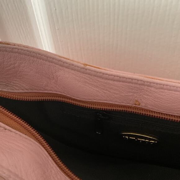 Leatherock Y2K Shoulder Bag Deadstock Pink Studded Chain Leather Made In USA - Picture 5 of 5